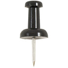 JAM Paper Push Pins, Black Pushpins, 3 Packs of 100, 300 Total (222419046g)-Everything that you can hang on a board looks better with coloured pushpins