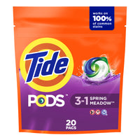 Tide Pods Laundry Detergent - Spring Meadow - 20 Pods-Liquid laundry detergent pods