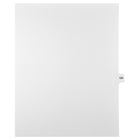Mark Maker Legal Tabs - Letter Size - White - 1/15th cut - 25 tabs per package - 5 packages Pack - Number 129-White Single Tabs