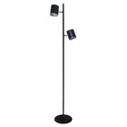 DAC Metal LED Floor Lamp with Rotating Heads - Black-Touch control with 3 brightness levels