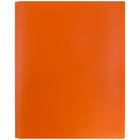 JAM Paper Plastic POP Two Pocket Clasp School Folders with Prong Clip Fasteners, Orange, 12 Pack (382ECorg)-5