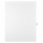 Mark Maker Legal Exhibit Index Tab White Single Tabs, 1/15th Cut, Letter Size, No Holes, Number 99, 25 Pack-White Single Tabs, 1/15th Cut