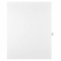 Mark Maker Legal Exhibit Index Tab White Single Tabs, 1/15th Cut, Letter Size, No Holes, Number 99, 25 Pack-White Single Tabs, 1/15th Cut
