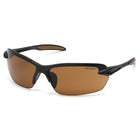 Carhartt Spokane Safety Eyewear Glasses, Sandstone Bronze, 6 Pack-Scratch resistant polycarbonate lens with black frame