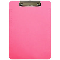 JAM Paper Plastic Clipboards, 9" x 13", Pink, 2 Pack (340926883g)-Pink
