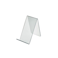 Azar Displays 6.5" x 3.5" x 7.5" Acrylic Easel Display, 10 Pack (515425)-Use to display various items such as phones, tablets, books and more