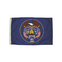 Independence Flag Nylon Texas Flag with Heading and Grommets, 3' x 5' (FZ-2422051)-Texas Flag