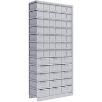 Metalware RK987 Boltless Shelving Unit, 13-Shelves, 36" x 18" x 76", Light Grey-Adjustable shelving system that provides high strength, yet economical storage capacity for your needs
