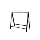 Futech Aframe007 Metal A-Frame Sidewalk Sign Holder, insert size 24"W x 18"H, Black-Double Sided Display