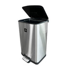 Modern Homes Stainless Steel Square Garbage Can - 40L-Durable heavy duty opening mechanism