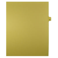 Mark Maker Legal Exhibit Index Tab Buff Single Tabs, 1/25th Cut, Letter Size, No Holes, Number 58, 25 Pack-Buff Single Tabs, 1/25th Cut