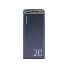 LOGiiX Piston Power 20,000 mAh Portable Power Bank - Navy Blue-Charges smartphones up to 10 times, charges tablets up to 4 times