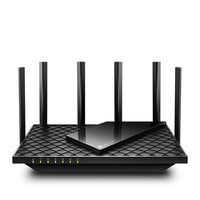 TP-Link Archer AXE75 AX5400 Tri-Band Wi-Fi 6E Router - Black-Enjoy fluent 4K/8K streaming, AR/VR gaming and downloading with Wi-Fi speeds up to 5.4 Gbps