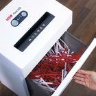 HSM Pure 320c 9-Sheet Cross-Cut Home/Small Office Shredder-Dimensions (H x W x D): 21.9" x 14.4" x 10"