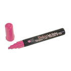Marvy Uchida Chisel-Tip Liquid Chalk Markers - Erasable - Dustless - Hot Pink - 2 Pack-Marker Tip: Chisel