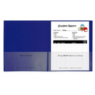 C-Line Classroom Connector School-To-Home Folders, Blue, 25/Pack (CLI32005)-Blue, Made of durable acid free polypropylene