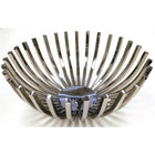 Elegance Stainless Steel Hilary Round Basket 10"-Dimensions: 14-inch diameter