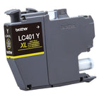 Brother Genuine LC401XLYS High-Yield Yellow Ink Cartridge-Brother Genuine LC401XLYS is for use with the following Brother multifunction colour inkjet printer models: MFC-J1010DW, MFC-J1012DW, and MFC-J1170DW