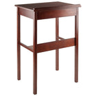 Winsome Wood Ronald High Desk  (94627)-Constructed of Composite wood in Walnut finish