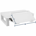 Quartet Desktop Glass Monitor Riser - White-Elegant glass dry-erase board fits any workspace and will not stain or ghost
