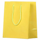 JAM Paper Gift Bags with Rope Handles - Medium - 8" x 10" x 4" - Yellow Glossy - 100 Pack-Size: Medium (8 x 10 x 4 inches)