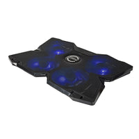 Marvo Tech FN-30 Quad Fan Laptop Cooling Pad, Blue-Laptop Cooling Pad