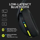 Logitech G435 LIGHTSPEED Bluetooth Wireless Gaming Headset, Compatible with Dolby Atmos, PC, PS4, PS5, Mobile - Black-Superior voice quality: Be heard loud and clear thanks to the built-in dual beamforming microphones that eliminate the need for a mic arm and reduce background noise