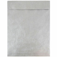 JAM Paper 11.5" x 14.5" Tyvek Tear-Proof Open End Catalog Envelopes - Silver - 10 Pack -Silver Tyvek Open End Envelopes
