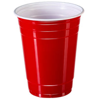 Goodtimes Premium Quality Plastic Cups, 9oz, Red, 40 Pack-Durable, high-quality single-use cups are perfect for any occasion