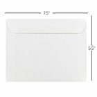 JAM Paper 5.5" x 7.5" Booklet Commercial Envelopes - White - 50 Pack-Size: 5 1/2 x 7 1/2 inches
