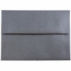 JAM Paper A6 Invitation Envelopes, 4.75 x 6.5, Stardream Metallic Anthracite Black, 50 Pack (GCST656I)-Anthracite stardream metallic envelope