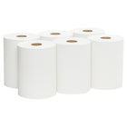 Scott Slimroll 8" x 580' Hard Roll Towel - White - 6 Pack-8.0" x 580'