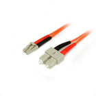 StarTech Multimode 50/125 Duplex Fiber Patch Cable LC, SC, 2m-Can maximize wiring conduit usage while minimizing installation problems