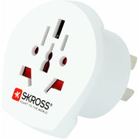 SKROSS - Adaptateur de Voyage Monde vers Australie/Chine - Blanc-Adaptateur de voyage pays du monde vers l'Australie/Chine