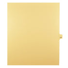Mark Maker Legal Tabs - Letter Size - Buff - 1/25th cut - 25 tabs per package - 5 packages Pack - Number 139-Buff Single Tabs
