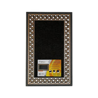 Modern Homes (68056) L Floor Mat, Basket Weave, 60 x 90cm, Bronze-Fashionable doormat