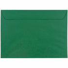 JAM Paper Booklet Envelopes - 9" x 12" - Dark Green - 250 Pack -Colour: Dark Green