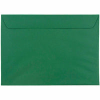 JAM Paper Booklet Envelopes - 9" x 12" - Dark Green - 250 Pack -Colour: Dark Green