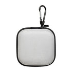Nifty Square Earbud Case NSECGY - Grey-Internal Mesh Pocket for Small Items
