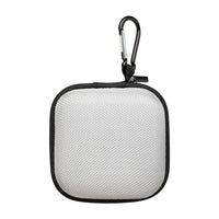 Nifty Square Earbud Case NSECGY - Grey-Internal Mesh Pocket for Small Items