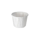 Solo Treated Paper Souffle Portion Cup, 0.5 oz., White, 5000 Pack-0.5 oz. portion cup