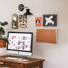 CTG Brands Small Cork Board, 11.5 x 17.5", Beige, 12 Pack-Measurement: small bulletin board measures 17.5"L x 11.5"H without the frame