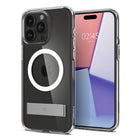 Spigen - Slim Armor Essential S MagFit pour iPhone 15 Pro - Cristal Clair-Le MagFit est un écosystème magnétique qui couvre tous les aspects de MagSafe