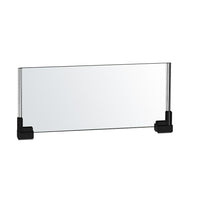 Azar Two-Sided Large Acrylic Sign Holder With Magnetic Boots, 22" x 8.5",  2 Pack (109916)-Sign Holder