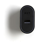 NXT Technologies Universal 1 USB Port Phone Charger - Black-Wall charger with folding AC plug for portability