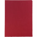 JAM Paper Corrugated Fluted Folders, Red, 12 Pack (87500g)-Size: 9" x 12"