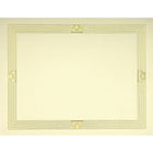 St. James Elite Bond Certificates, Ivory Linen with Capital Gold Foil Design, 12 Pack-Premium linen 24 lb ivory certificates