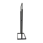 Futech BR-28F Floor Sign Holder, 60" x 24" x 15", Matte Black-Assembly required