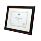 kieragrace Lucy Document Frame, 11" x 14", Matted to 8.5" x 11", Dark Brown, Gold Beading, 8 Pack-Picture frame overall size: 13.25x16.25x0.63"
