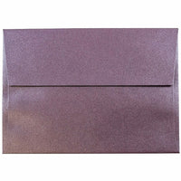 JAM Paper A6 Invitation Envelopes, 4.75 x 6.5, Stardream Metallic Ruby Purple, 50 Pack (GCST654I)-Ruby stardream metallic envelope